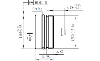 9mm f/1.05 Athermalized Lenses for LWIR Thermal Imaging Camera